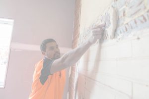 plastering background
