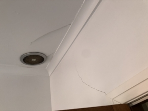 Cracked Plasterboard
